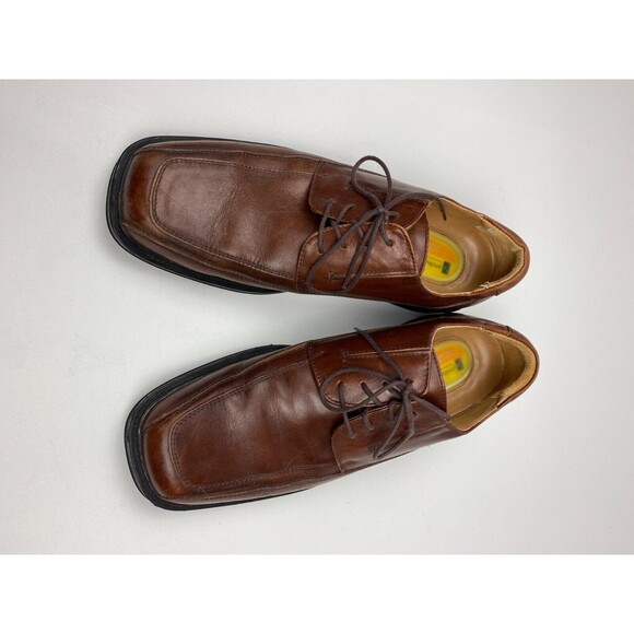 Dockers Men's Size 10 Pro Style All Motion Comfort Brown Dress Shoe NO Box - Picture 4 of 11
